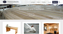 Desktop Screenshot of finewoodwork.de