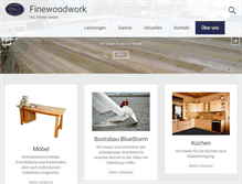 Tablet Screenshot of finewoodwork.de